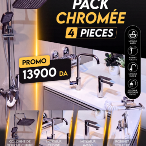 PACK CHROME 4 PIECES